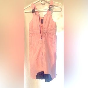 Faded glory lil girls pink warm overalls size 4t